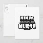 Ninja Nurse Postkarte (Vorne/Hinten)
