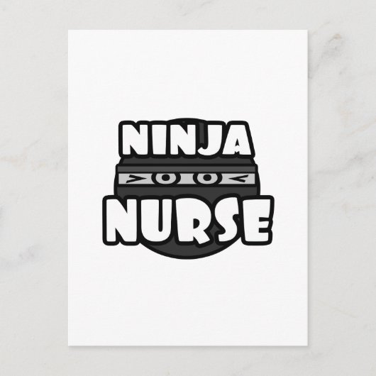 Ninja Nurse Postkarte (Vorderseite)
