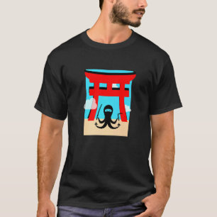 Ninja Octopus von Japanisch Torii Gate Ninja T-Shirt
