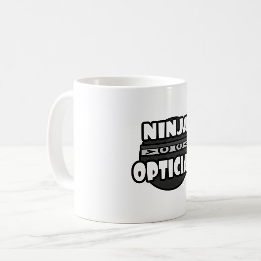 Ninja Optician Kaffeetasse (Vorderseite Links)