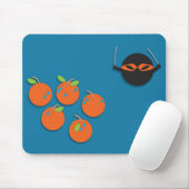 Ninja Orange Mousepad (Mit Mouse)
