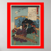 Ninja Painting ca. 1853 Japan Poster (Vorne)