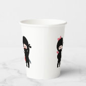 Ninja Pair, ein Junge und ein Mädchen Pappbecher (Rechts)