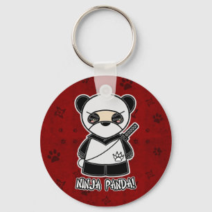 Ninja Panda! Im roten Schlüsselanhänger