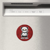 Ninja Panda! In Red Magnet (In Situ (Geschirrspüler))