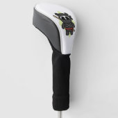 Ninja Panda von Amanda Roos Golf Headcover (angewinkelt)