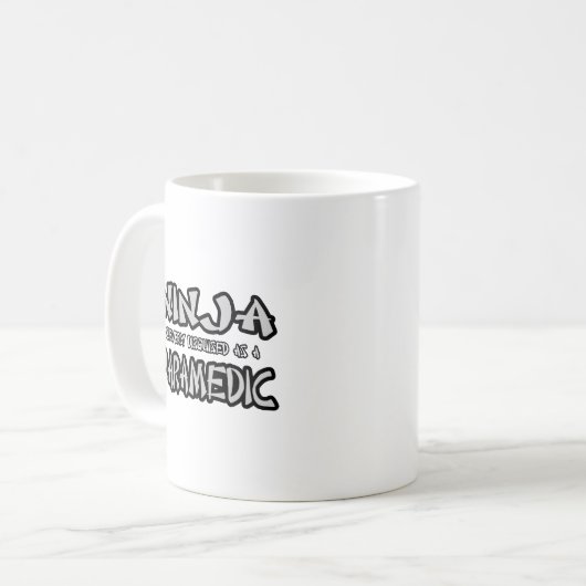 Ninja...paramedic Kaffeetasse (Vorderseite Links)