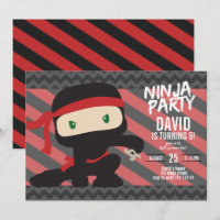 Ninja Party Boy Birthday Karate