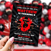 Ninja Party Einladung, Ninja Geburtstag Einladung