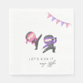 Ninja Party Paper Napkins Serviette (Vorderseite)