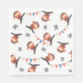 Ninja Party Paper Napkins Serviette (Vorderseite)