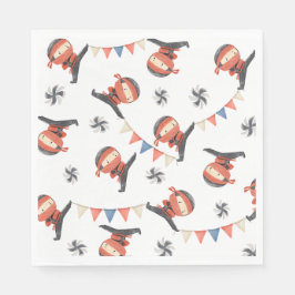 Ninja Party Paper Napkins Serviette