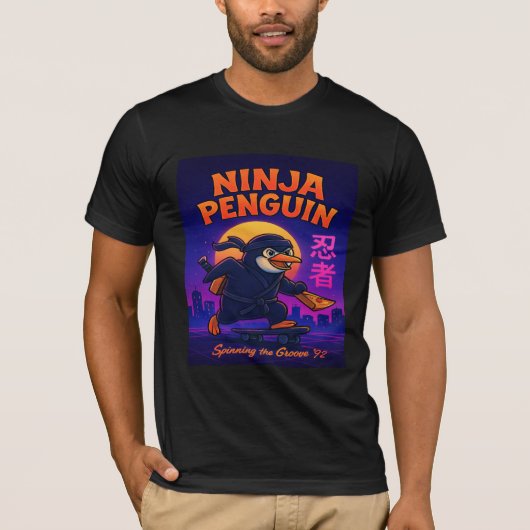 Ninja Penguin T-Shirt (Vorderseite)