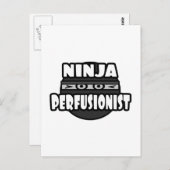 Ninja Perfusionist Postkarte (Vorne/Hinten)