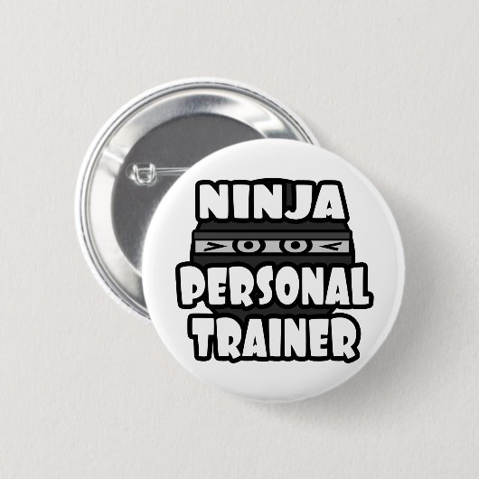 Ninja Personal Trainer Button (Vorne & Hinten)