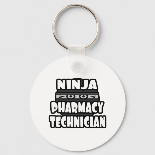 Ninja Pharmacy Technician Schlüsselanhänger (Vorderseite)