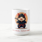 Ninja Pig Kaffeetasse (Mittel)