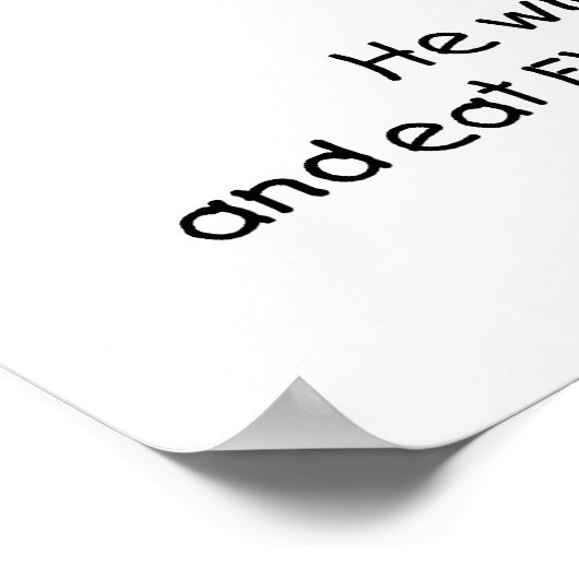 Ninja Pig! Poster (Ecke)