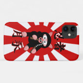 Ninja Pig Red Sternexplosion Case-Mate iPhone Hülle (Rückseite (Horizontal))