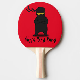 Ninja Ping Pong Paddle Tischtennis Schläger