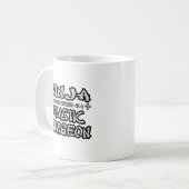Ninja... Plastikchirurg Kaffeetasse (Vorderseite Links)