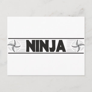 Ninja Postkarte