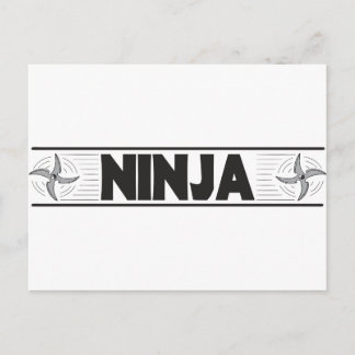 Ninja Postkarte