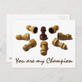 Ninja Postkarte (Vorne/Hinten)