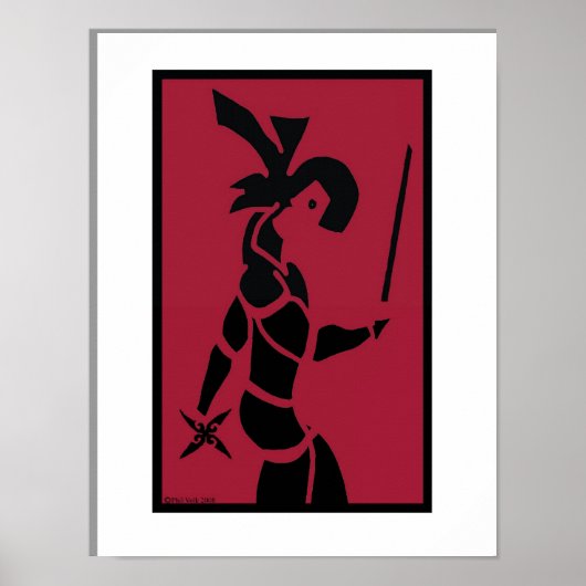 Ninja Print Poster (Vorne)