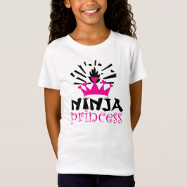 Ninja Prinzessin-Mädchen-T - Shirt