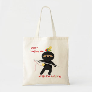 Ninja Quilter mit nähende Nadel-und Button-Tasche Tragetasche