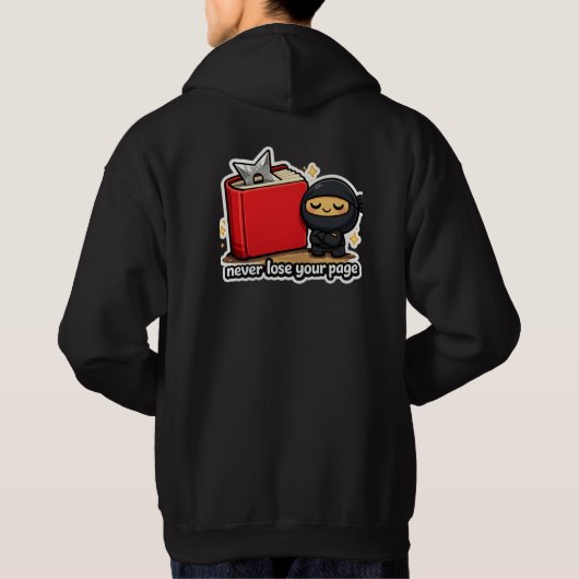 Ninja Reader Hoodie (Rückseite)