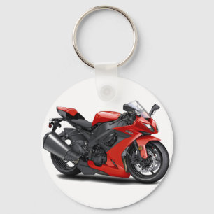 Ninja Red Bike Schlüsselanhänger