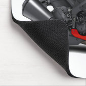Ninja Rot-Fahrrad Mousepad (Ecke)