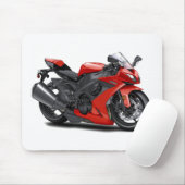 Ninja Rot-Fahrrad Mousepad (Mit Mouse)
