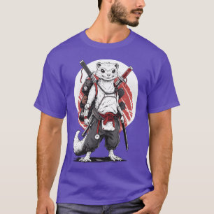 Ninja Samurai Anime Frett Manga Krieger Junge T-Shirt