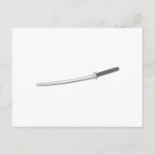 Ninja Samurai Sword Postkarte (Vorderseite)