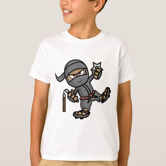 Ninja scherzt T - Shirt (Vorderseite)