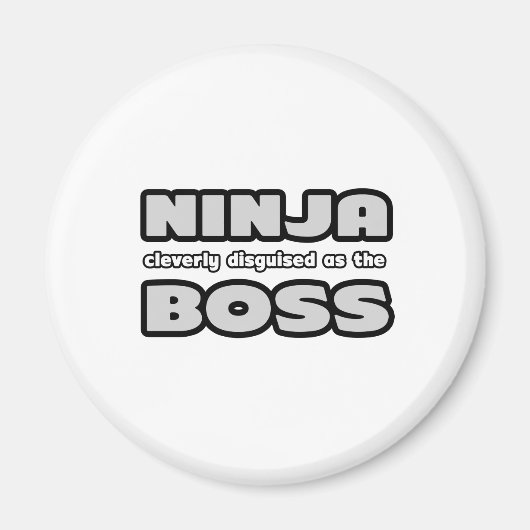 Ninja schlau als der Boss verkleidet Magnet (Vorne)