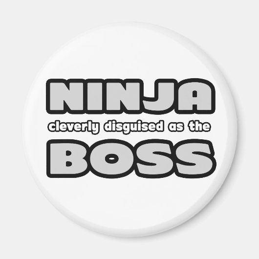 Ninja schlau als der Boss verkleidet Magnet (Vorne)