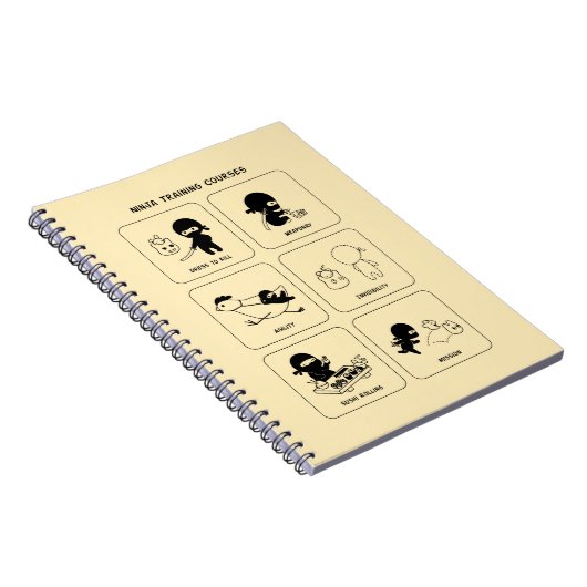 Ninja-Schulungen, benutzerdefinierte Farbe Notizblock (Rechte Seite)