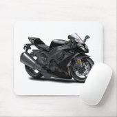 Ninja schwarzes Fahrrad Mousepad (Mit Mouse)