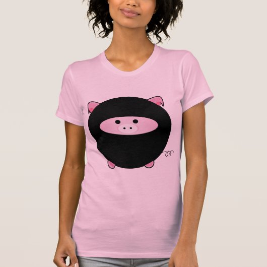 Ninja Schwein T-Shirt (Vorderseite)
