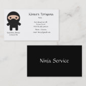 Ninja Service Visitenkarte (Vorne/Hinten)