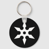 Ninja Shuriken Ideologie Schlüsselanhänger (Vorderseite)