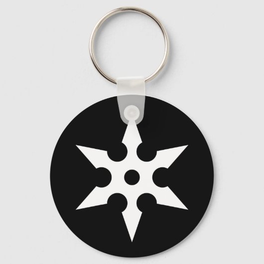 Ninja Shuriken Ideologie Schlüsselanhänger (Vorderseite)