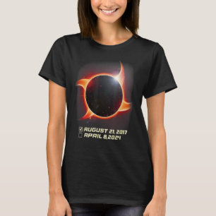 Ninja Shuriken Total Solar Eclipse Karo Liste Apr T-Shirt