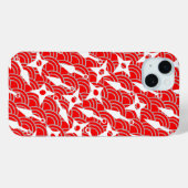 Ninja Shuriken und Kunai Design Case-Mate iPhone Hülle (Rückseite (Horizontal))