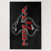 Ninja Silhouette Puzzle (Vertikal)
