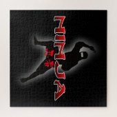 Ninja Silhouette Puzzle (Horizontal)